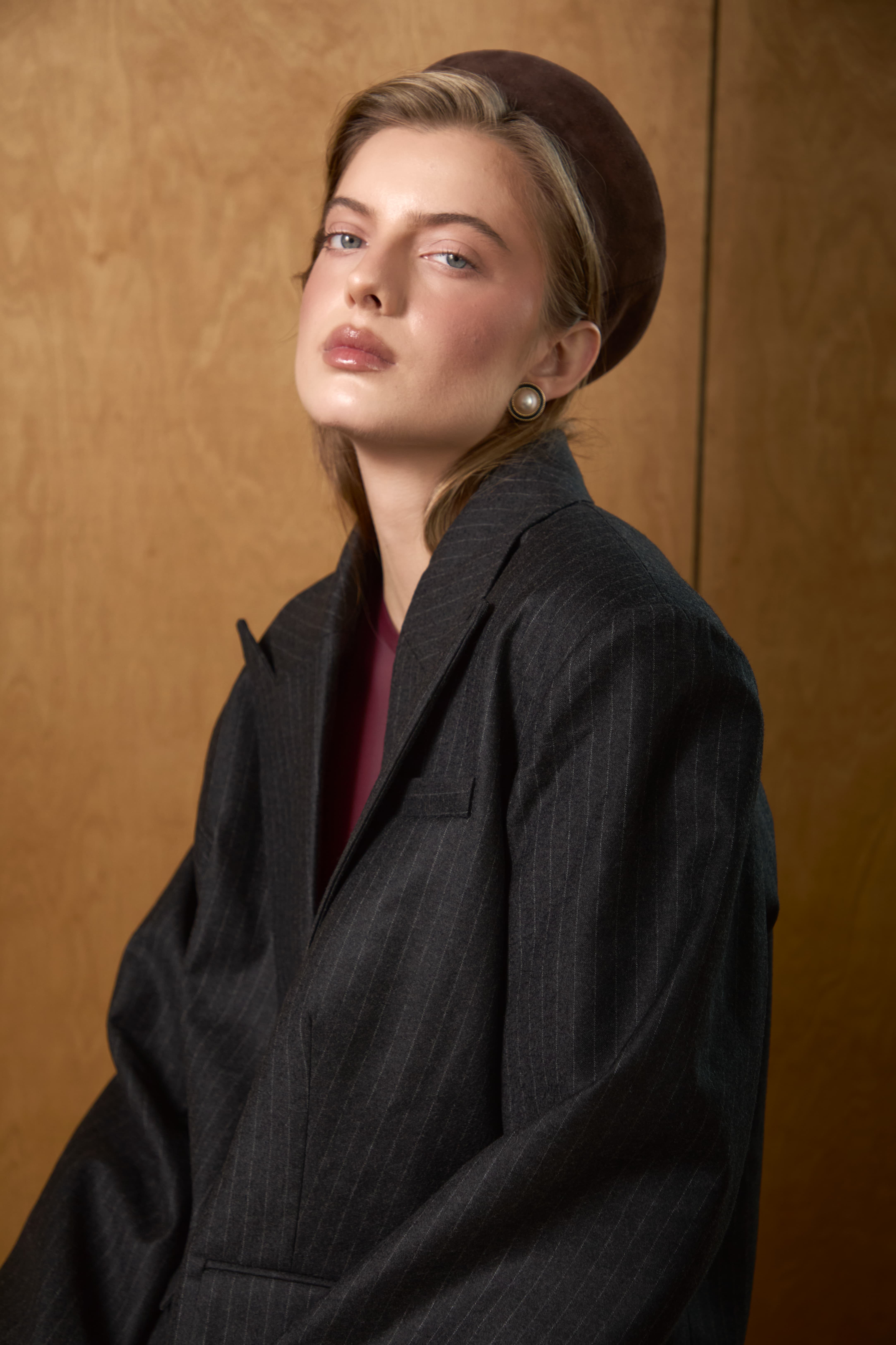 Укорочений Піджак Grey Stripe