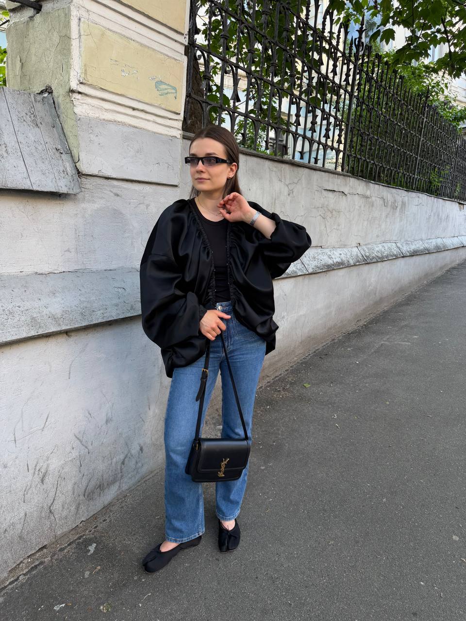 SATIN LOVE BOMBER