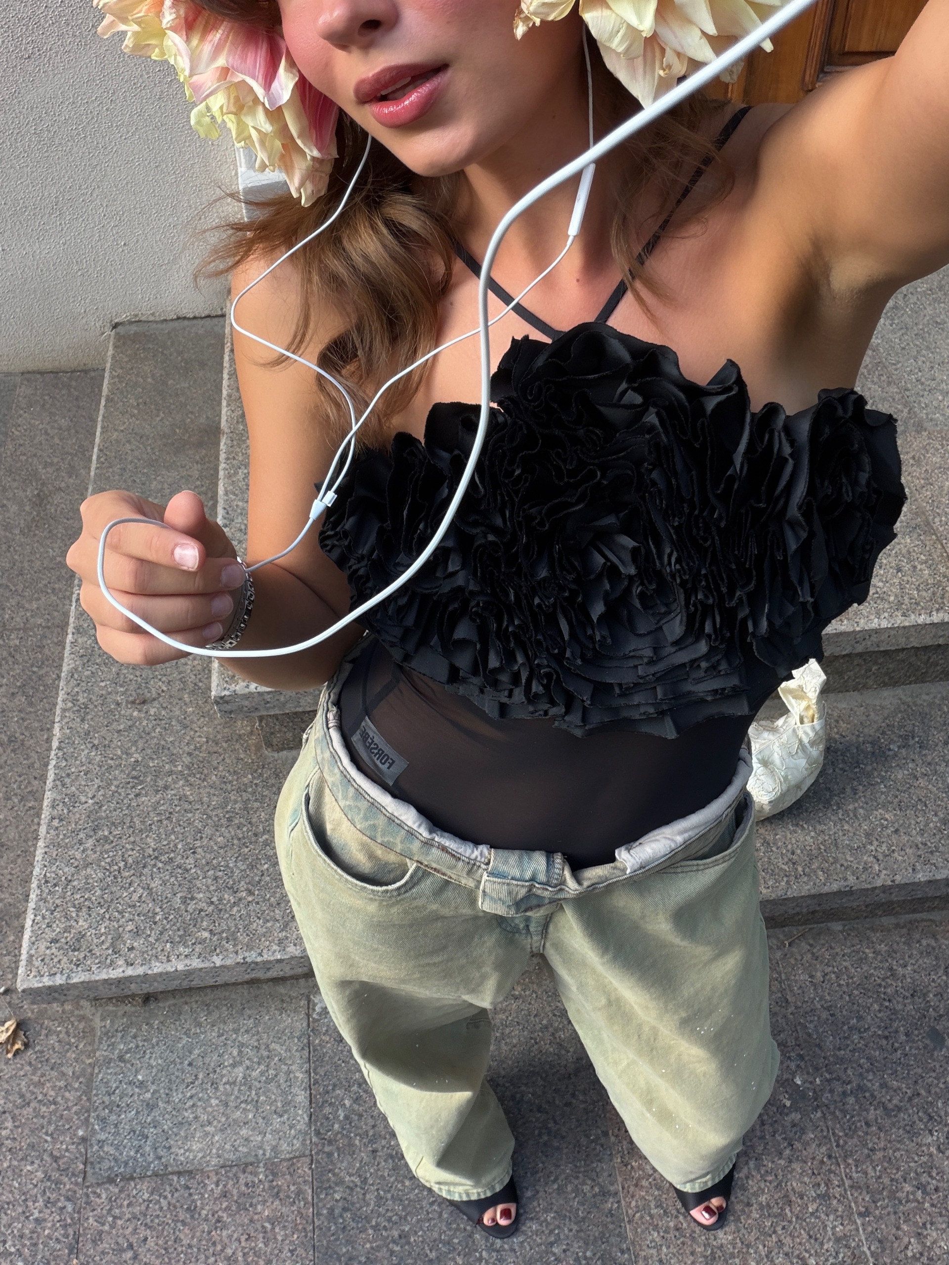 DAISY MESH BODYSUIT