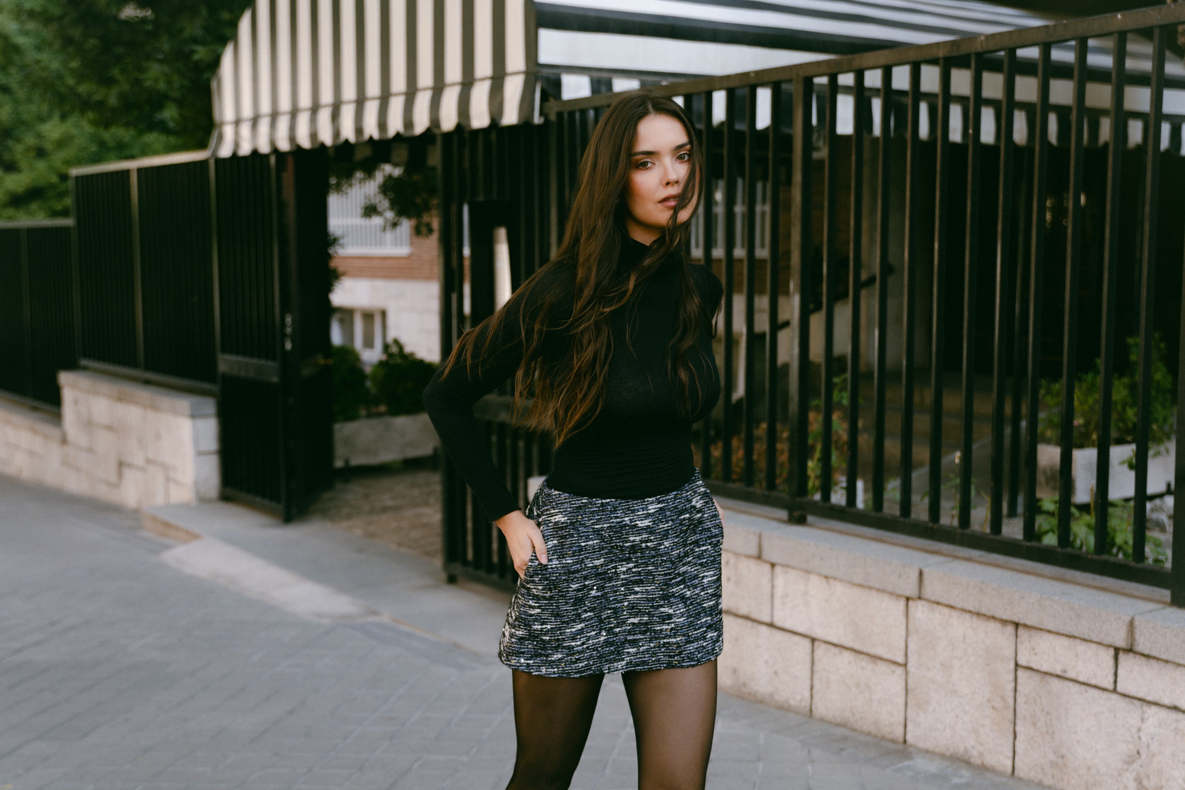 TWEED MINI SKIRT